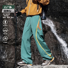 抖音品质解构拼接机能撞色户外休闲冲锋裤B315-K26039-特p40控78，男装休闲裤，电商B315