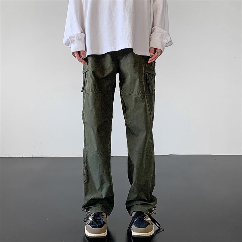 新增卡其色薄款防风防水冲锋裤男休闲裤D309B-K41-P45,男装休闲裤,电商D309B