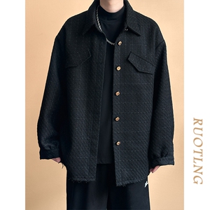 新款现货高品质羊毛呢料外套小香风中长款夹克A351-AJ2507-p110图片