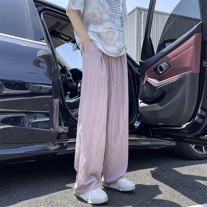 日系山本裤男夏季潮牌刺绣设计感防晒休闲裤高街凉感百搭抽绳长裤,男装休闲裤,星座505-2（原电商A260-1)