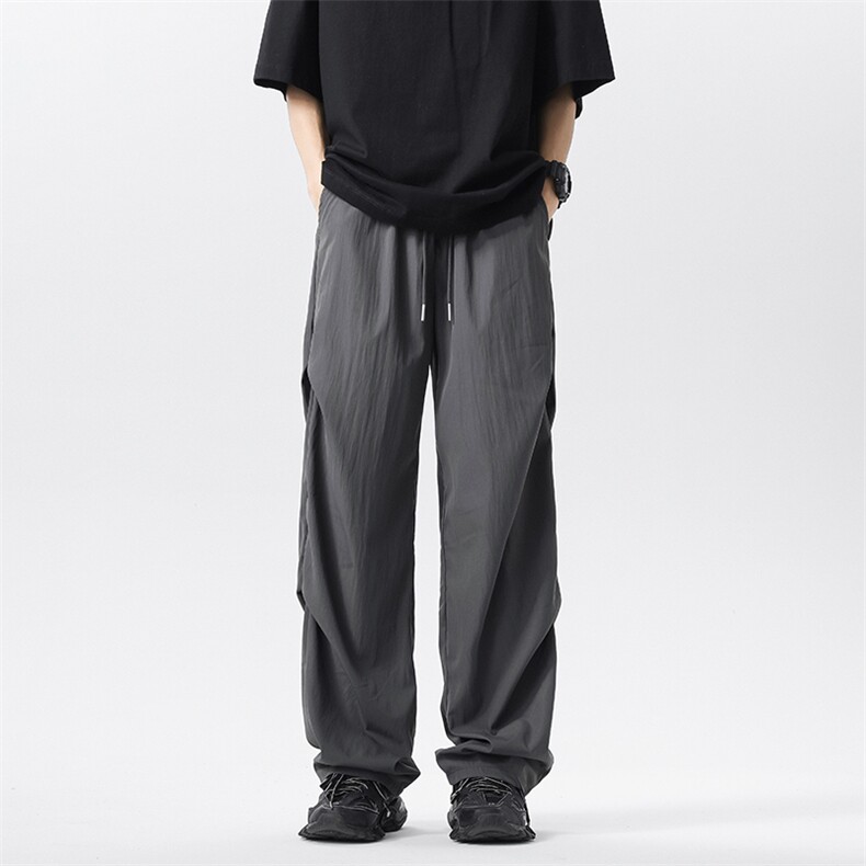 B258-K406-特P30控58抖音品质冰丝休闲裤面料成分面料成分,男装休闲裤,电商B258