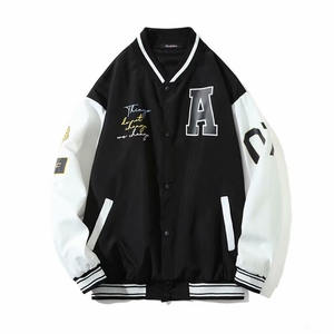 1506A/GJ030/P42新款美式高街秋冬休闲棒球服潮牌复古夹克情侣款图片