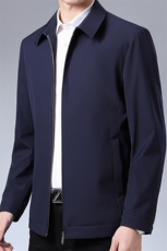2023秋季新款男士休闲夹克外套上衣中老年爸爸装潮ZL9110-P125，男装夹克，电商B212（原钱塘6029）