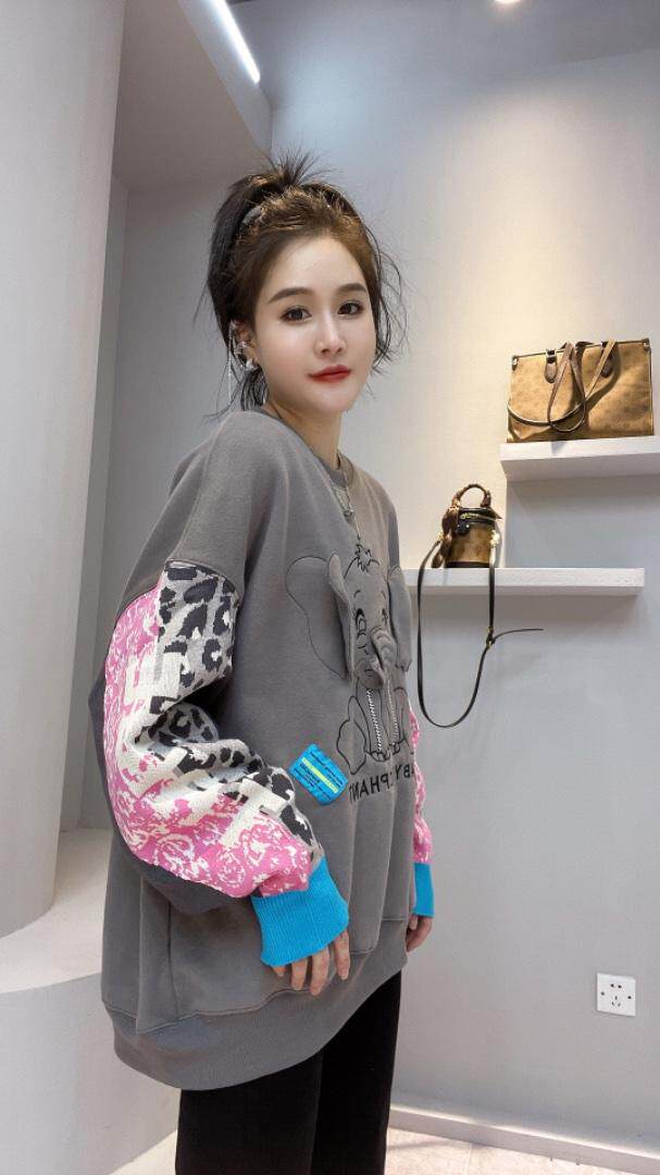 加绒卫衣，女装卫衣/绒衫，HEY.KK