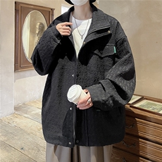 小香风美式牛仔夹克男宽松大皂风百搭工装外套JK8740P125控168，男装夹克，星座226-1