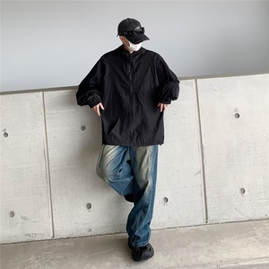 夏季防晒衣男半拉链连帽宽松休闲防晒服户外透气外套W5771-P36图片