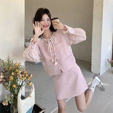 春装新款大量现货！衬衫马甲半身裙三件套2C133-8910-P185-K248，女装套装/套裙，2C133