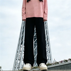 纯棉美式高街牛仔裤男款春款宽松直筒弯刀阔腿休闲长裤子YZ31-P45，男装牛仔裤，星座509