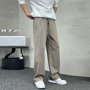 裤子男新款宽松直筒休闲长裤 男士运动裤卫裤 A329-K8720-P60图片