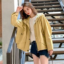 现货B271-1978-P115新款风衣外套控价168，女装风衣，浙宝271