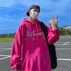抖音得物供货可提供视频春装重磅美式宽松连帽卫衣DL2400，男装卫衣，电商A486-1
