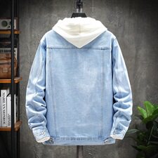 挂拍秋季新款夹克男士韩版潮流百搭上衣服休闲牛仔外套9157，男装夹克，电商A318