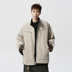 1506-1/WJK21011/P74防风夹克牛仔外套百搭休闲潮流复古时尚情侣，男装工装外套，星座1506-1
