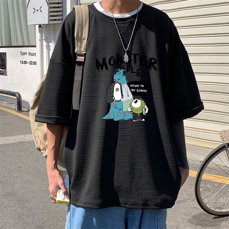 Q11074-P30春夏季七分袖t恤男大码五分袖男短袖中袖,男装T恤,电商A040