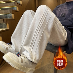 ！简约百搭男士华棉长裤直筒宽松卫裤WK2042常规特P40加绒50图片