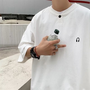 2023春夏季新款男休闲圆领短袖T恤ST61P32图片