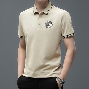 F86117男士2023年夏季新款百搭T恤男短袖商务休闲体恤男P52图片