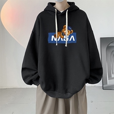 连帽卫衣男大码运动服帽衫外套WY2247-P35加绒款-P40，男装卫衣，电商A040