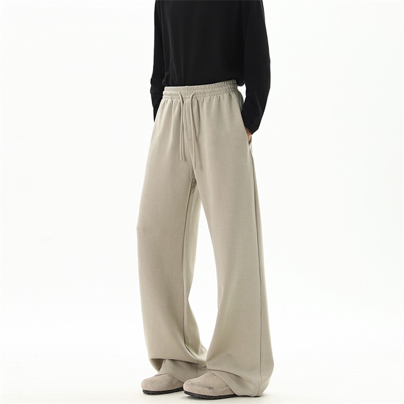 05春新款软糯丝滑空气层卫裤直筒宽松通勤神裤XZ211-1-K2608-P50，男装休闲裤，星座211-1