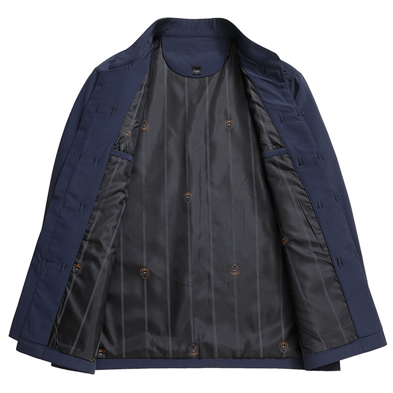 中年唐装长袖夹克汉服风春秋套装2312-1单衣P105套装P140,男装夹克,星座1105-3