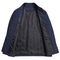 中年唐装长袖夹克汉服风春秋套装2312-1单衣P105套装P140，男装夹克，星座1105-3