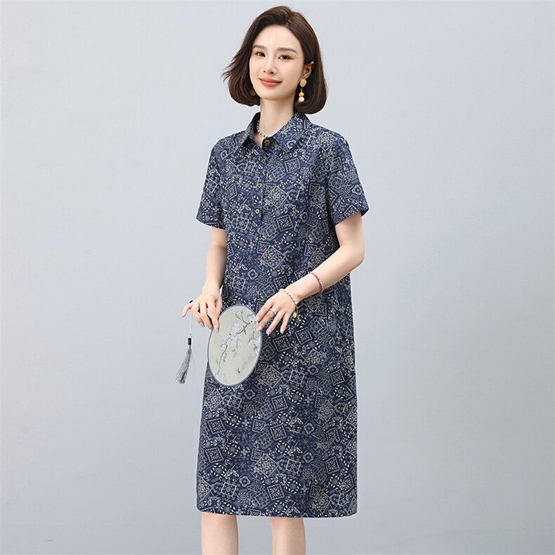 现货纯棉连衣裙,女装连衣裙,韩派