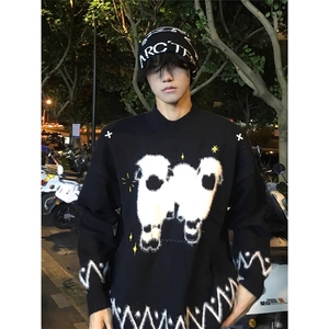 网图毛绒小羊费尔岛毛衣内搭可外穿打底针织衫 A025-ZM1528-P52图片