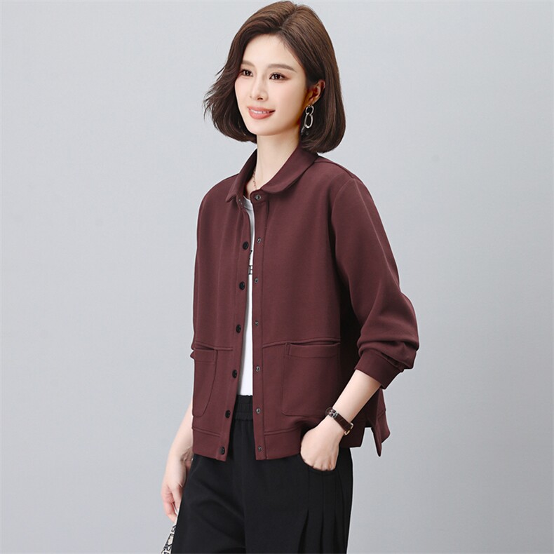 休闲运动服女2025春装新款韩版时尚开衫洋气显瘦卫衣潮，女装短外套，璐依舞