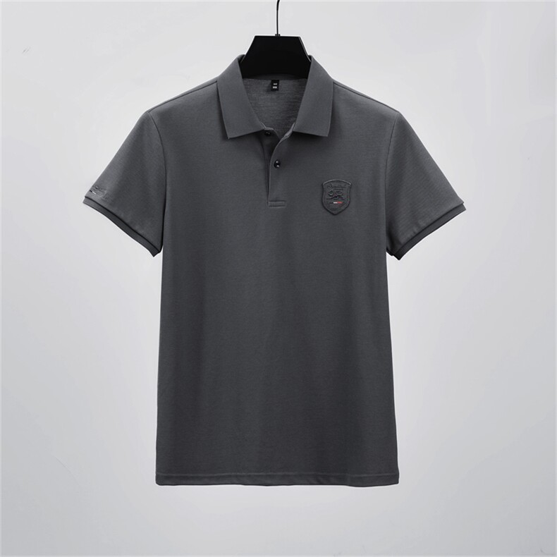 夏季时尚棉感强透气好蜂窝面料时尚休闲男短袖POLO衫HP2891-P60,男装T恤,星座1105-3