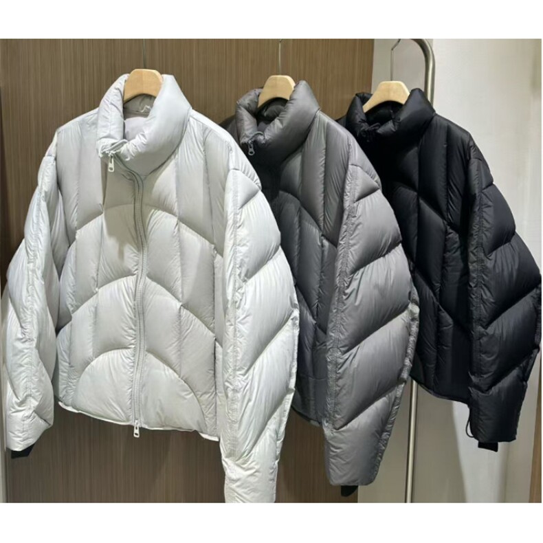 (网图)90白鸭绒 263-303克 泡芙立领羽绒服保暖   313B-9909-P360图片