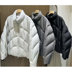 (网图)90白鸭绒 263-303克 泡芙立领羽绒服保暖 313B-9909-P360图片