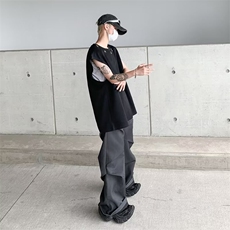 背心男2024夏季新款设计感美式重磅潮牌休闲无袖JT02P32，男装背心/马甲，星座1116-2