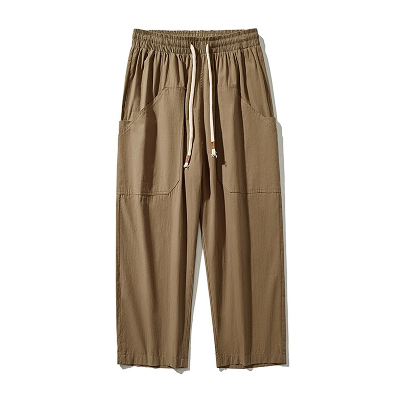 日系秋季情侣ins简约直筒宽松裤潮牌ins男休闲裤子K344TP38控59，男装休闲裤，电商A140（原A102B-1）