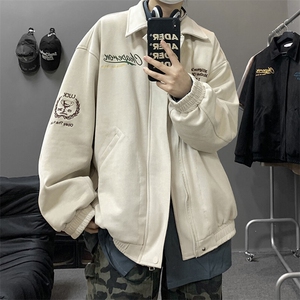 麂皮绒刺绣夹克   WT2338-特P75-138   加棉特P85-控148图片