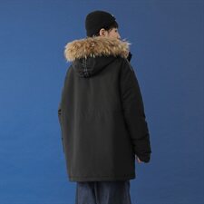 20年冬季新款可拆卸连帽带毛领ins羽绒服DS-B293-A785，男装羽绒服，电商A306