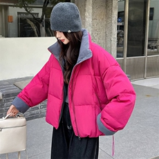 2025年冬季新款时尚潮流90白鸭绒舒适柔软短款羽绒服，女装羽绒服，超帛