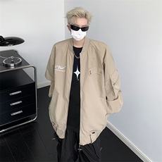 美式复古高街设计感棒球服男秋季Z659P68，男装夹克，星座1116-2