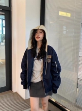 2023春季新款时尚洋气百搭显瘦高级感连帽外套，其它，L·H·X