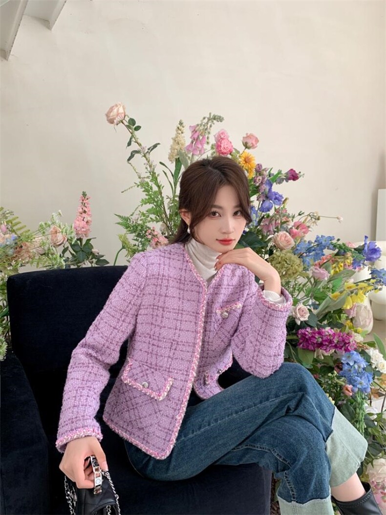 韩版甜美淑女气质高雅外套，其它，荷塘月色