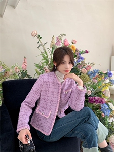 韩版甜美淑女气质高雅外套图片