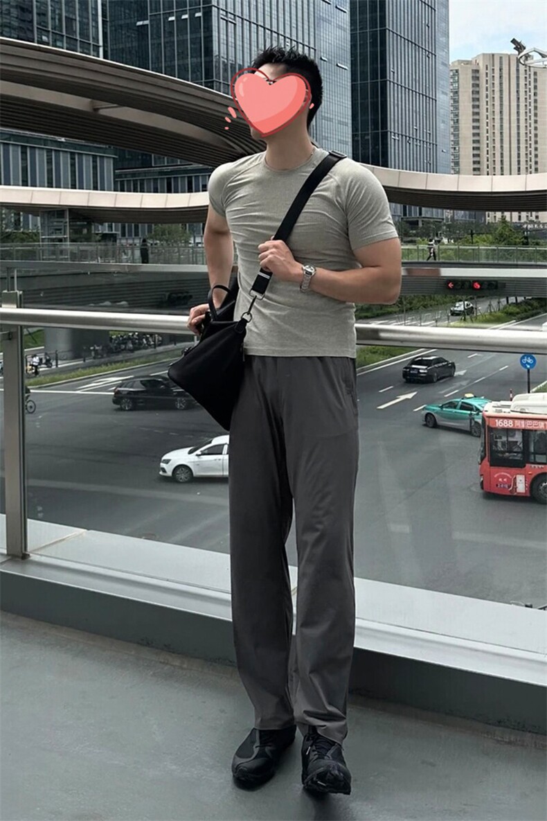 （网图慎用）特批P42无差价户外冰丝冰感速干运动休闲裤男K5976B,男装休闲裤,电商A001-1