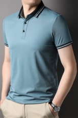 D33793钱塘2020-2夏季新款中青年男士翻领休闲百搭时尚T恤上衣P51，男装T恤，钱塘207-2