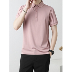 休闲Polo衫2025秋冬男士体恤纯色翻领长袖T恤上衣服男P07，男装Polo衫，星座1116A-2（原606A-1）