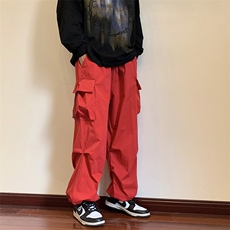 日系cityboy休闲裤子男春秋季高街潮牌宽松直筒工装裤K4621-P50，男装休闲裤，星座512-2
