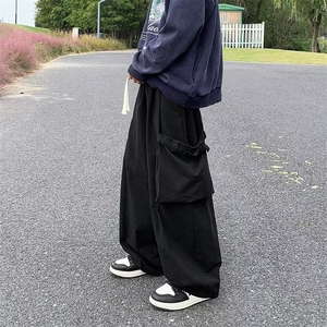 男秋季新款港风休闲裤纯棉M931P38图片