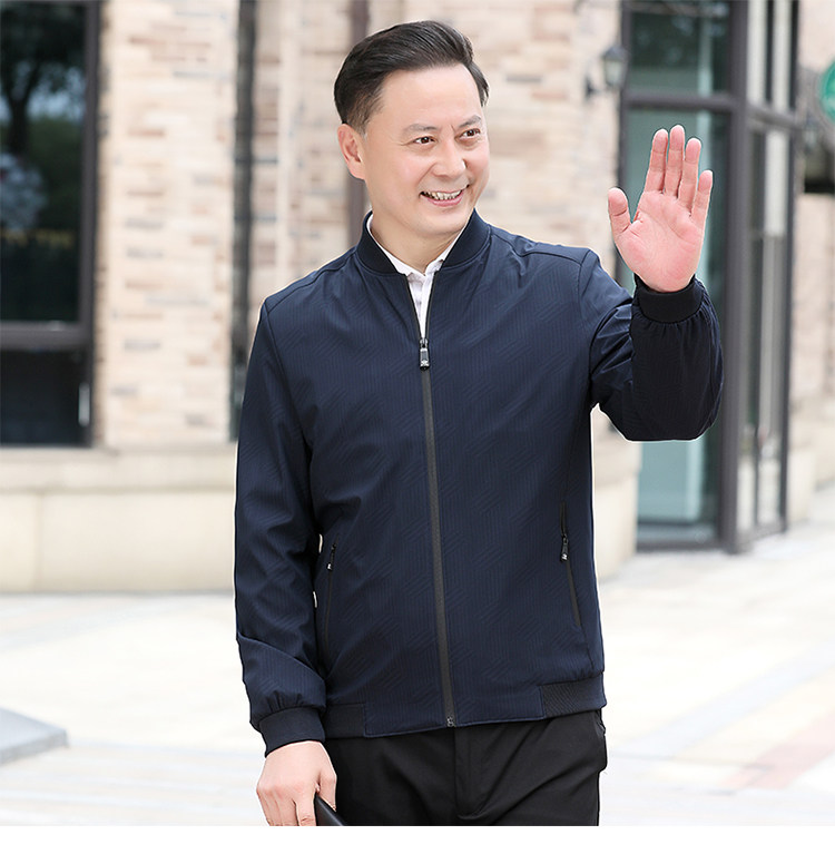 NN9956钱塘2020-3春秋新款商务休闲合身百搭中年男士外套P62,男装夹克,钱塘207-3