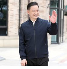 NN9956钱塘2020-3春秋新款商务休闲合身百搭中年男士外套P62，男装夹克，钱塘207-3