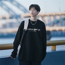 重磅长袖圆领卫衣男春秋季2026新款纯棉宽松潮牌休闲男生上衣，男装卫衣，星座218-1（原230）