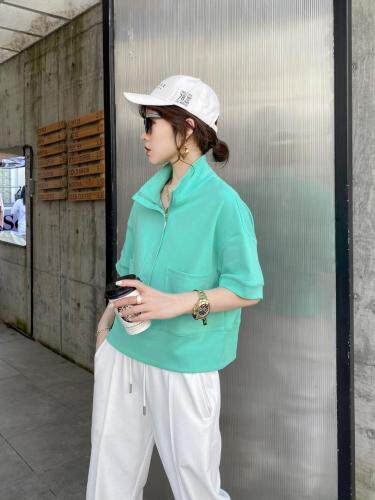 时尚上衣短袖，女装，欧倪