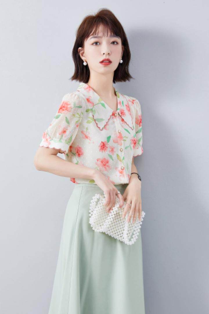 夏装新款短袖，女装，流金丽影(1F)